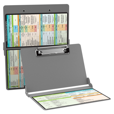 WhiteCoat Clipboard® - Silver Ovarian/Adnexal Sonography Edition